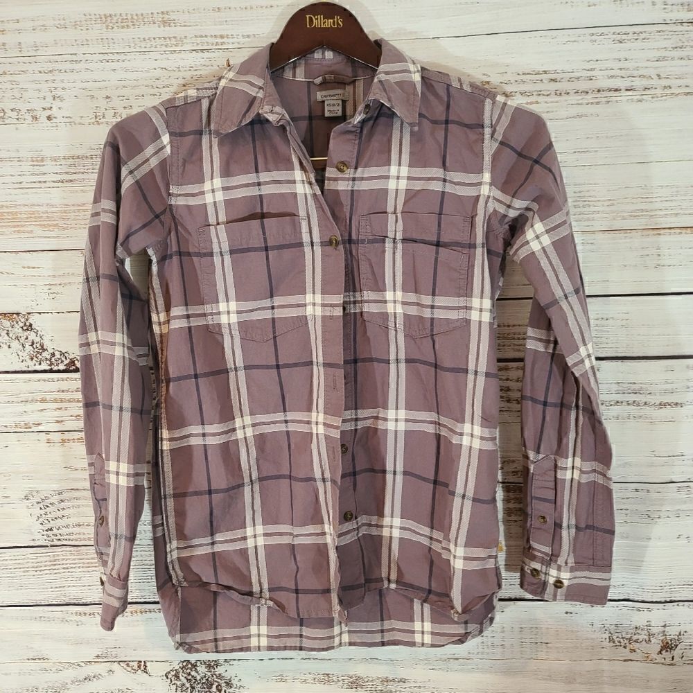 Carhartt women's button down shirt size XS
